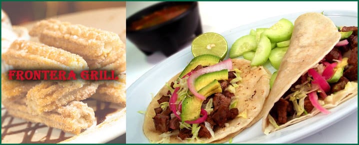 Delicious Mexican food platter