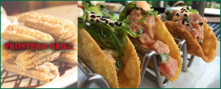 Fresh tacos with toppings